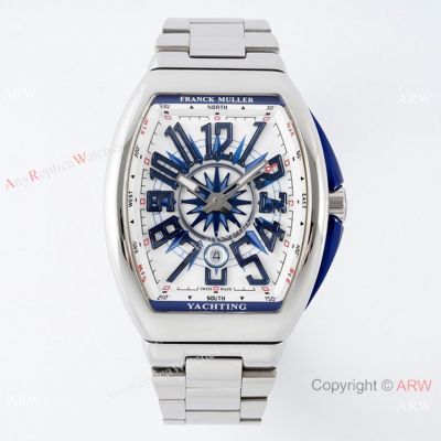 Swiss Grade Copy Franck Muller Geneve Vanguard V45 watch Stainless Steel